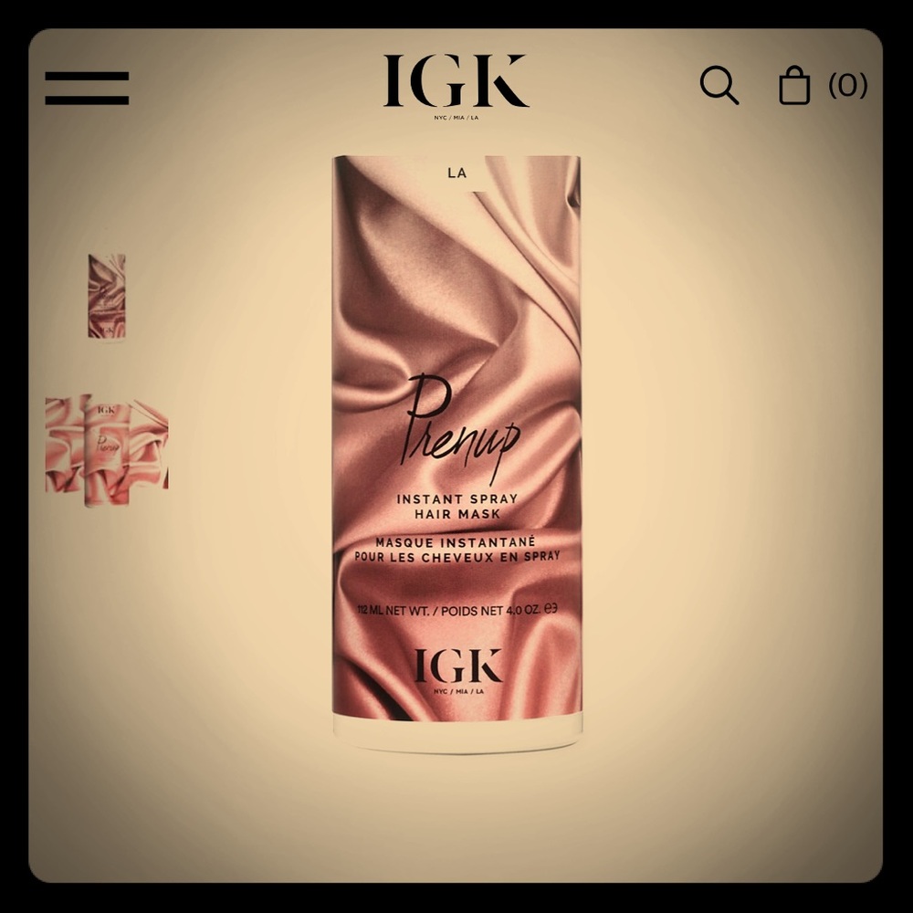 IGK Hair Mask NWT Never Used+sealed